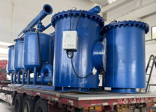 福建漳平整車(chē)直達(dá)自清洗過(guò)濾器3臺(tái)，定制型加藥裝置1臺(tái)，定制型七連罐石英砂過(guò)濾器1臺(tái)